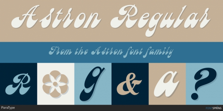 Astron font preview