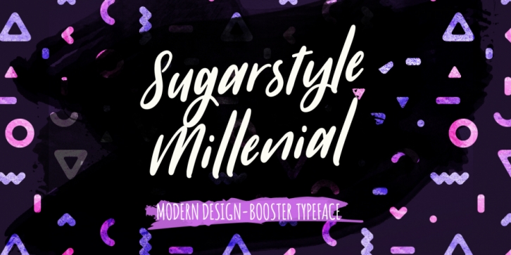 Sugarstyle Millenial font preview