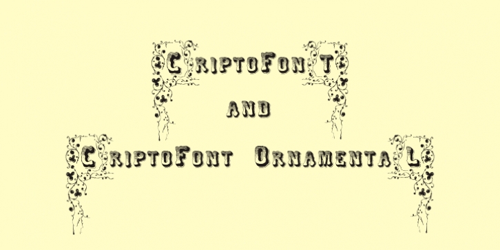 Cripto Font font preview