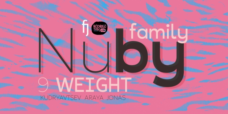 Nuby font preview