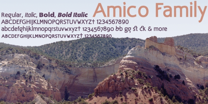 Amico font preview