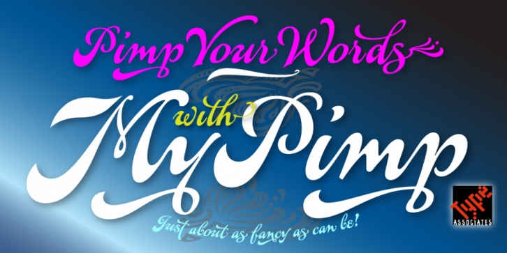 MyPimp font preview
