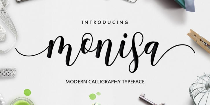 Monisa Script font preview