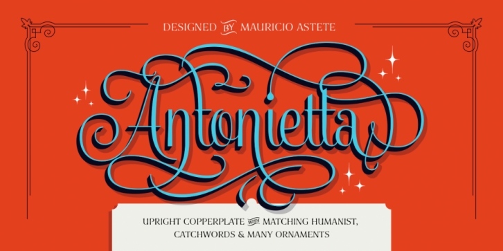 Antonietta font preview
