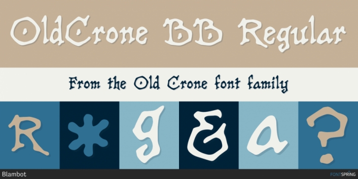 Old Crone font preview