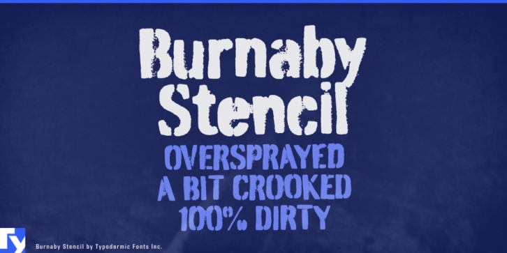 Burnaby font preview