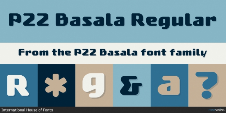 P22 Basala font preview