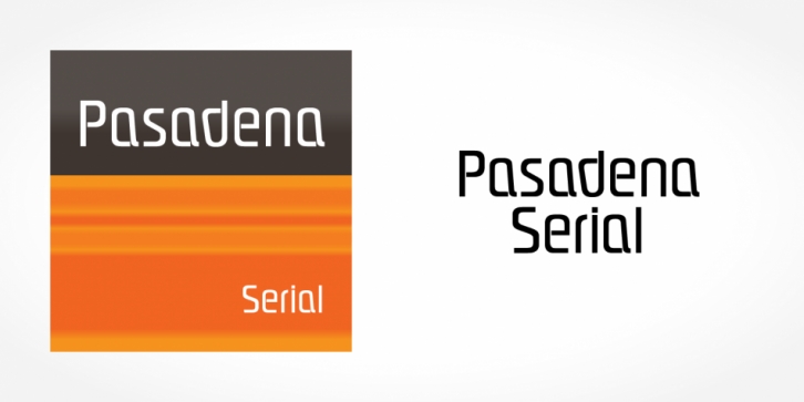 Pasadena Serial font preview