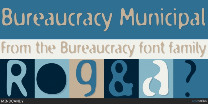Bureaucracy font preview