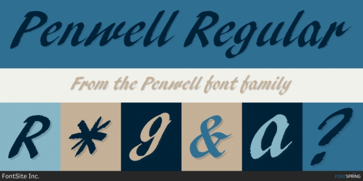 Penwell font preview