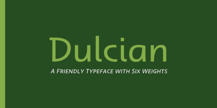 Dulcian font preview
