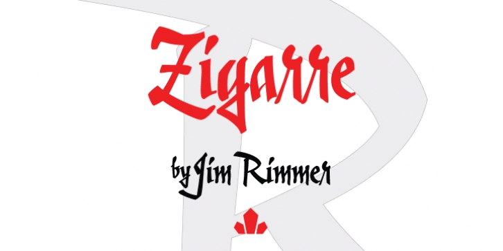 Zigarre font preview