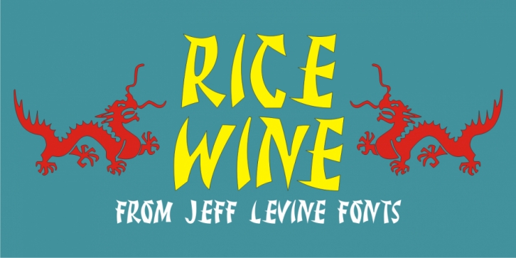 Rice Wine JNL font preview