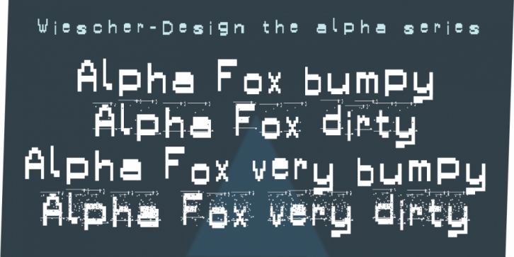 Alpha Fox font preview