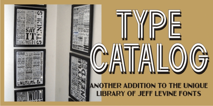Type Catalog JNL font preview