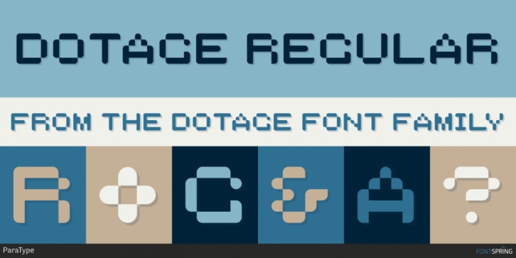 Dotage font preview