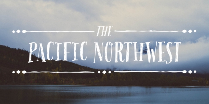 Pacific Northwest font preview