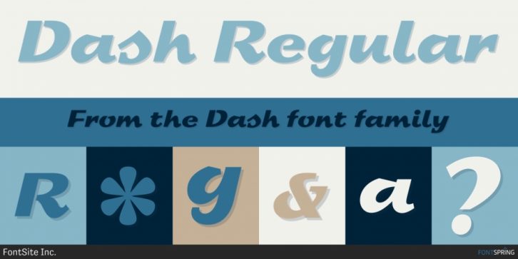 Dash font preview