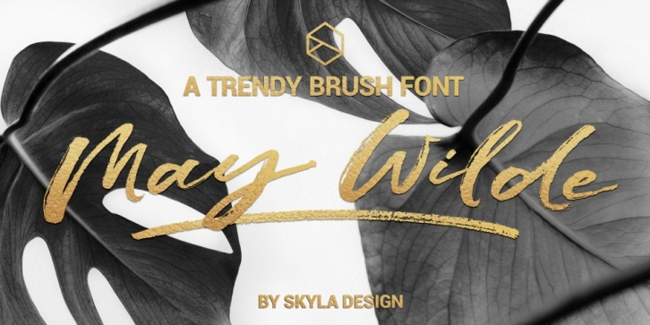 May Wilde font preview