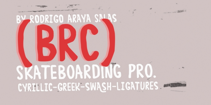BRC font preview