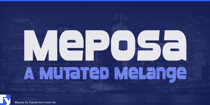 Meposa font preview