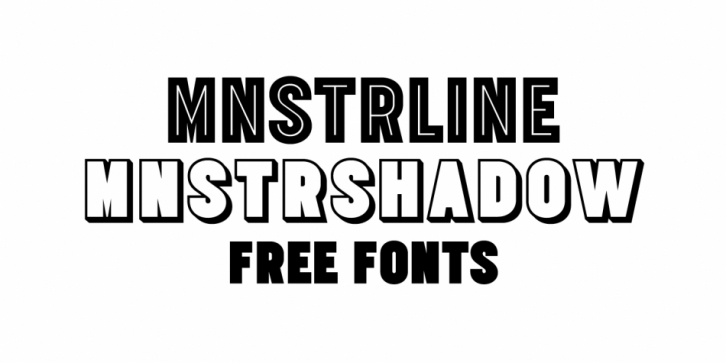 MNSTR font preview