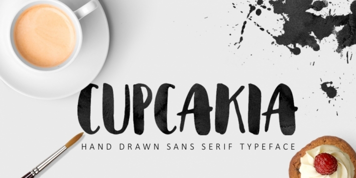 Cupcakia font preview