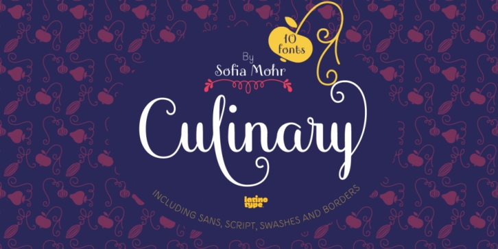Culinary font preview