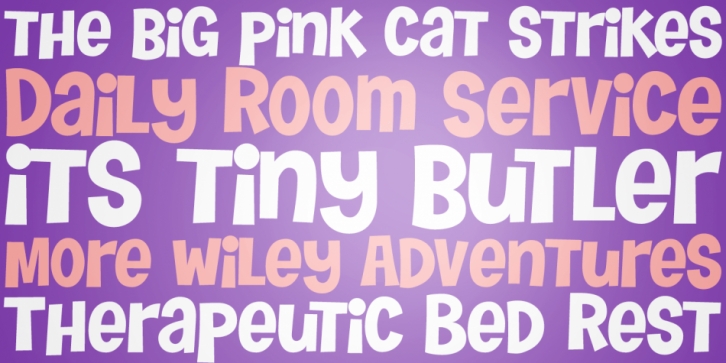 Tiny Butler PB font preview