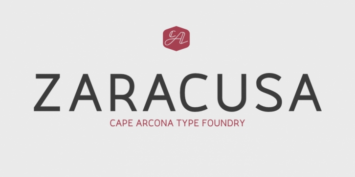 CA Zaracusa font preview
