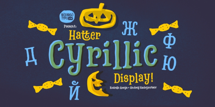 Hatter Cyrillic Display font preview