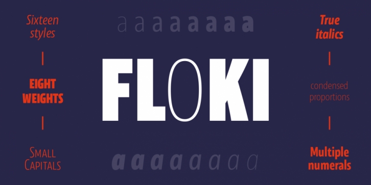 Floki font preview