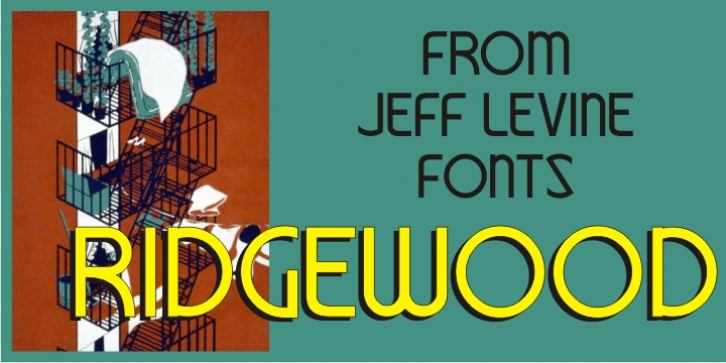 Ridgewood JNL font preview