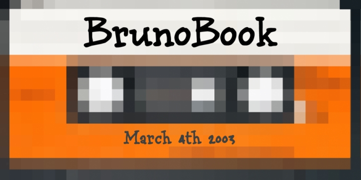 brunoBook font preview