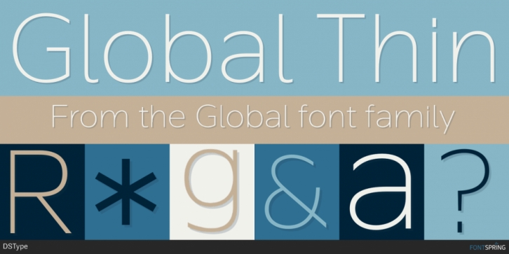 Global font preview