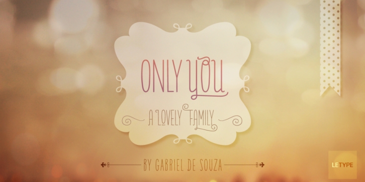 Only You Pro font preview