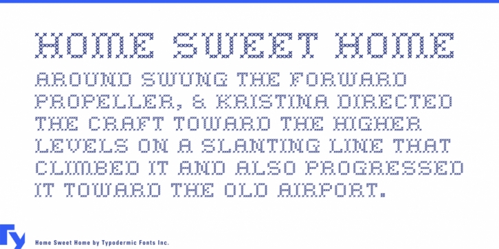 Home Sweet Home 1997 font preview