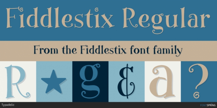 Fiddlestix font preview