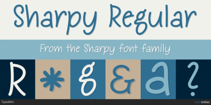 Sharpy font preview