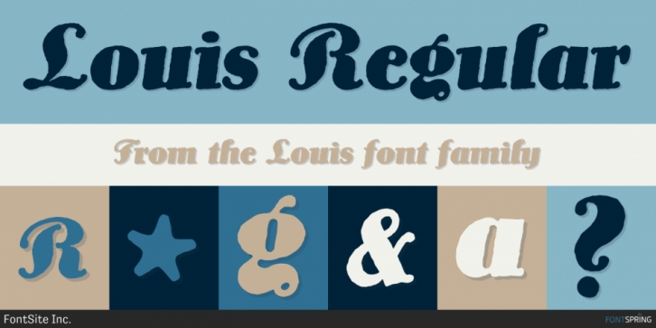 Louis font preview