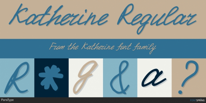Katherine font preview