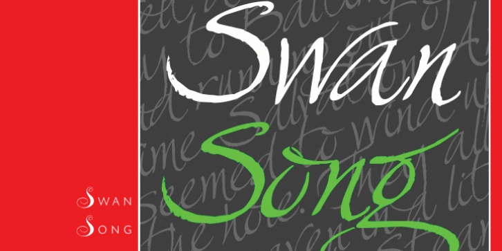 Swan Song font preview