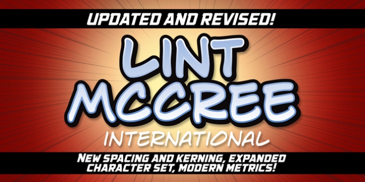 Lint McCree font preview