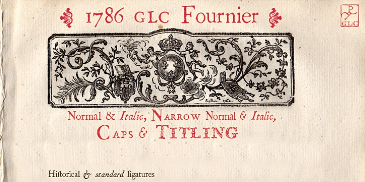 1786 GLC Fournier font preview