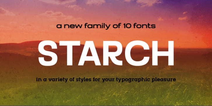 Starch font preview