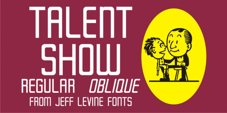 Talent Show JNL font preview
