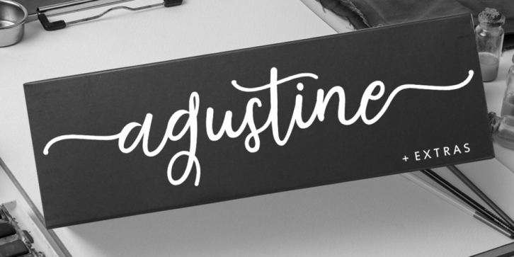 Agustine Script font preview