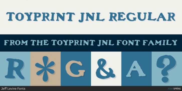 Toyprint JNL font preview