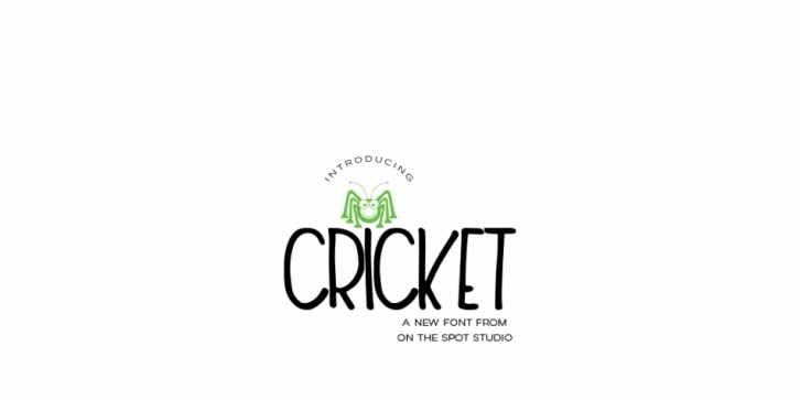 Cricket font preview