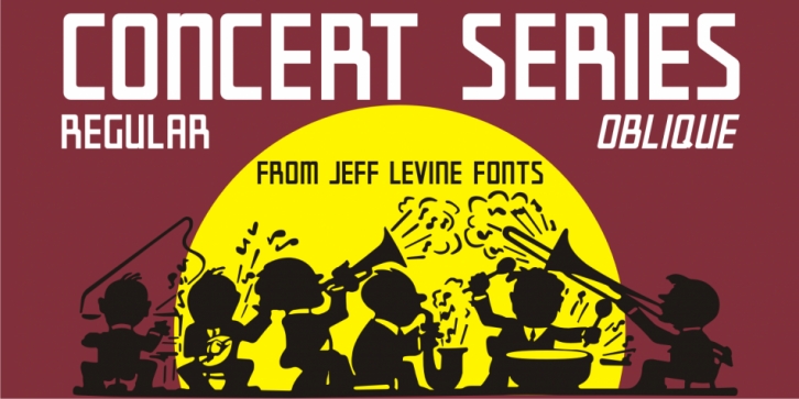 Concert Series JNL font preview
